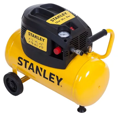 Produktbild von STANLEY Kompressor D200/8/24, max 8 bar, 24l Tank, 1.5PS, 180l/min Gelb