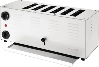 Produktbild von Rowlett Regent Toaster weiß - 6 Schlitze mit 2 Reserveelementen