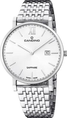 Produktbild von Candino Herren Analog Uhr Classic Luxus Edelstahl Armbanduhr silber UC4722/1