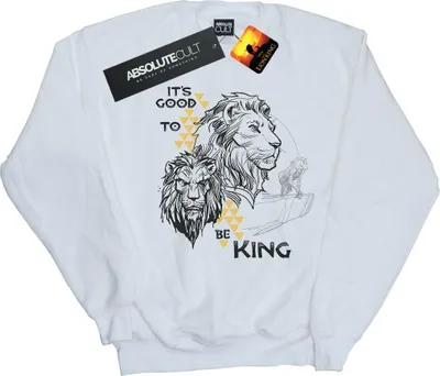 Produktbild von Disney - "The Lion King It's Good To Be King" Sweatshirt für Herren BI30393 (3XL) (Weiß)
