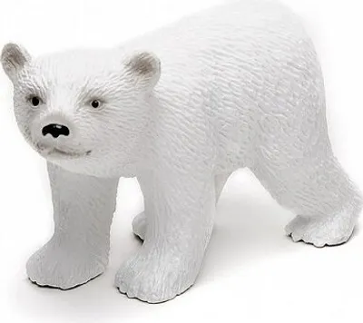 Zdjęcie produktu dla Mojo Fun Polar Bear Cub Walking, 3 lat(a), Wildlife, Biały, Polichlorek winylu (PVC)