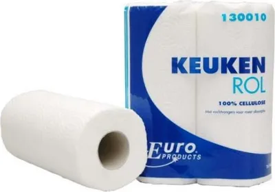 Produktbild von Küchenrolle Cellulose 22x23 cm 50 Blatt 2 Stück
