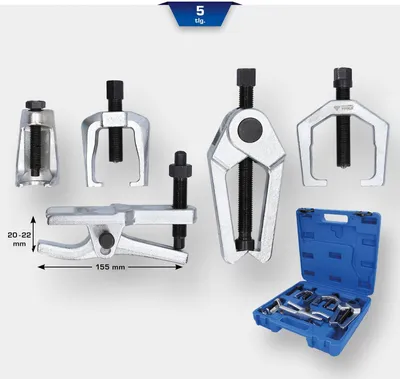 Zdjęcie produktu dla KS TOOLS Zestaw ściągaczy do przegubów kulowych BT666010 4530g