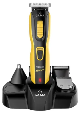 Obrázok produktu pre GA.MA GCX623 Sport, Čierna, Žltá, 0,6 mm, 1,2 cm, 3,9 mm, Brada, Ucho, Nos, Nerezová oceľ