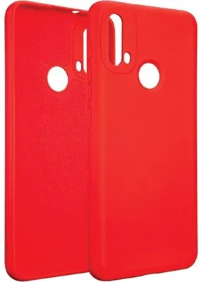 Produktbild von Beline Etui Silikon Motorola Moto E40Czerwone /Rot