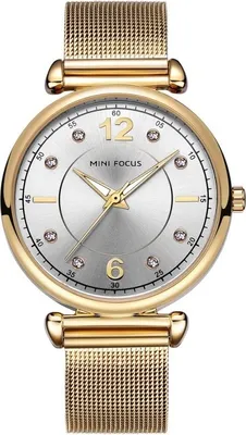 Produktbild von Elegante Mini Focus PA-23907 Damenuhr in Gold KP23907