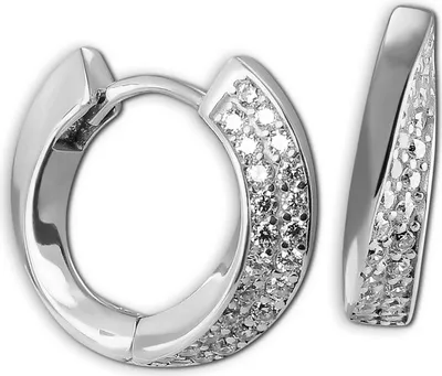 Image de SilberDream argenté SilberDream boucles d'oreilles femmes 925 argent créoles SDO4438W