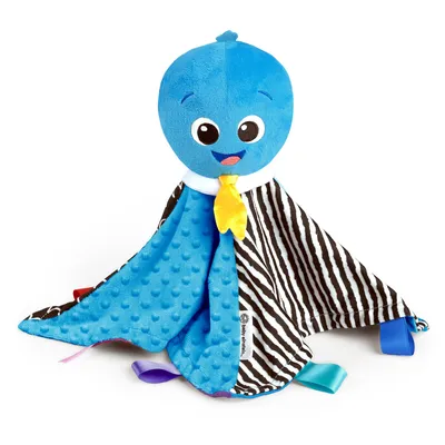 Produktbild von Baby Einstein Plüsch Oktopus Spielzeug - sensorisches Musikspielzeug blau