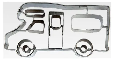 Produktbild von Wohnmobil 7,5 cm aus Edelstahl, Silber