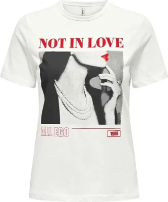 Image de T-shirt Only 15349684-LOVE pour Femme
