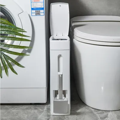 Produktbild von Abfalleimer mit Deckel - 4,5 Liter - multifunktional - Kunststoff