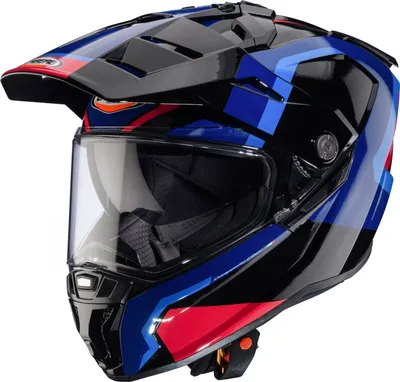 Image de Caberg Tanami Scram Adventure Casque Noir / Bleu-Rouge XXL