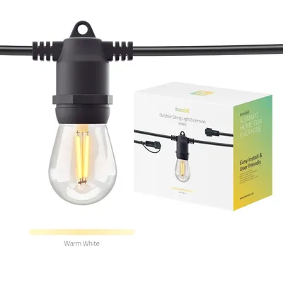 Zdjęcie produktu dla Hombli HBEW-0105, 10 lamp(y), Ciepłe białe, 2700 K, Zewnętrzna, Czarny, 12 V