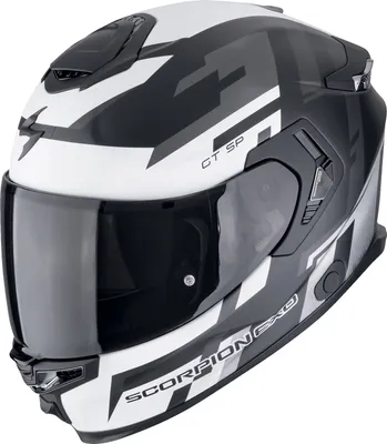 Obrázek produktu pro Scorpion Exo-GT SP Air Tornado celoobličejová přilba matná černá / stříbrná M
