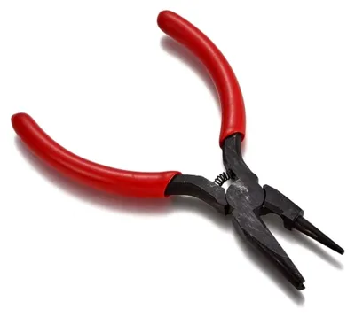 Produktbild von Konkav Konvex Ösenzange rund Zange Schmuckzange Biegezange 12cm rot