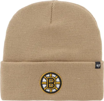 Produktbild von 47 Brand Beanie Wintermütze - HAYMAKER Boston Bruins khaki
