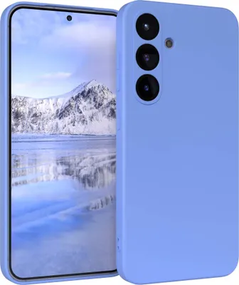 Produktbild von EAZY CASE - TPU Hülle für Samsung Galaxy S25, TPU Case stoßfeste Handyhülle, weiches Cover mit Kameraschutz, Silikonhülle in Blau