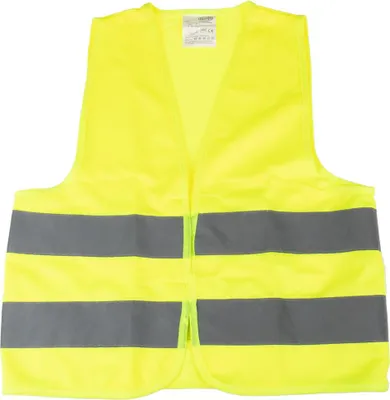 Produktbild von HEYNER® Warnweste Kinder 2er Set Leuchtend Gelb Reflektorweste Größe XS-S  &  DIN EN 1150:1999 Universal