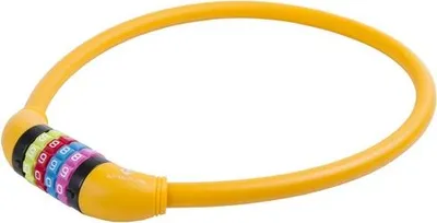 Produktbild von M-WAVE Kinder Zahlenschloss / Kabelschloss 10x650mm orange