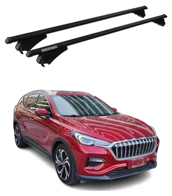Zdjęcie produktu dla Tiger Poprzeczne relingi dachowe do Hongqi E-HS3 2020-2024 Czarne