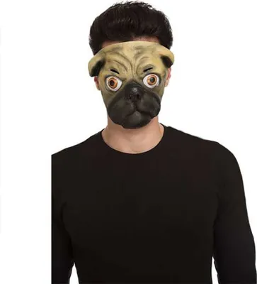 Immagine prodotto di Mamma Latex Media Bulldog Maschera protettiva Nero Nero Taglia Unica
