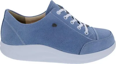 Produktbild von Finn Comfort Halbschuh Ikebukuro 2911-834214, Finnamic Abrollsohle, Nubukleder,Hellblau, Weiche Fußbettung zum Wechseln 39