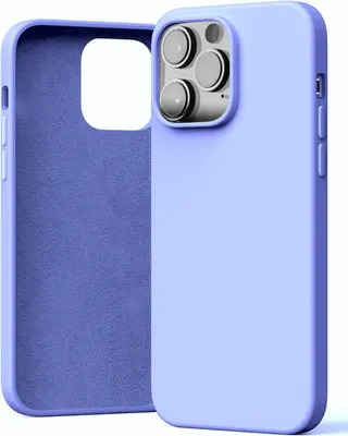 Image de Coque en silicone pour Apple iPhone 14 Pro, violette