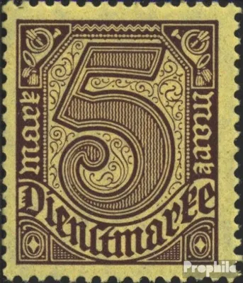 Produktbild von Briefmarken Deutsches Reich 1920 Mi D33b  gestempelt Ziffern ohne 21