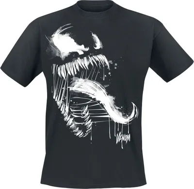 Produktbild von Spider-Man T-Shirt Herren Marvel Games - Spider-Man 2 - Venom Splatter schwarz 5XL