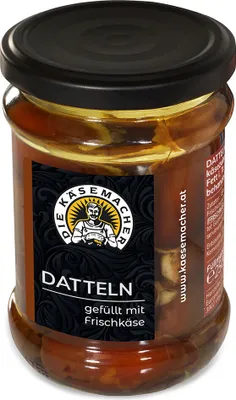 Produktbild von Datteln gefüllt mit Frischkäse 250g von Die Käsemacher