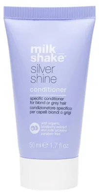 Immagine prodotto di Milk Shake Balsamo Lucentezza Argento per Capelli Biondi - 50 ml, Neutralizza i toni gialli