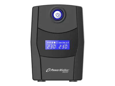 Zdjęcie produktu dla PowerWalker VI 600 STL, Technologia line-interactive, 0,6 kVA, 360 W, Sinus, 162 V, 290 V