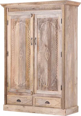 Produktbild von home24 Garderobenschrank - Mango Massiv