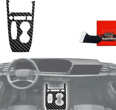 Produktbild von Schutzfolien Grizz Protector für Mittelkonsole - Audi A5 B10 (2025) Carbon Optik Glanz