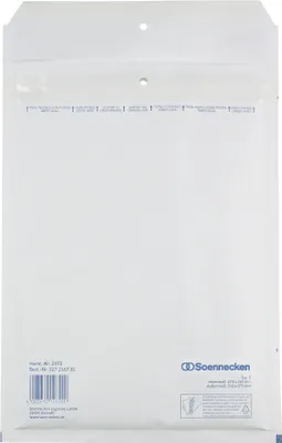Produktbild von Soennecken 2373, Weiß, Papier, 80 g/m², 265 mm, 170 mm, 100 Stück(e)