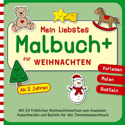 Produktbild von Mein liebstes Malbuch+ für WEIHNACHTEN - Vorlesen, Malen, Basteln