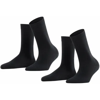 Produktbild von 2er Pack FALKE Softmerino Socken Damen dark navy 37-38