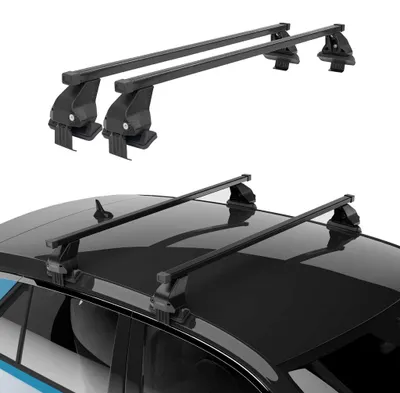 Obrázok produktu pre Menabo oceľový strešný nosič batožiny pre Ford Kuga 2019-2025 black 2ks