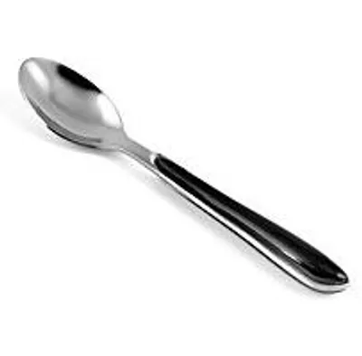 Image de Cuillère à dessert Amefa Éclat Acier inoxydable : noir