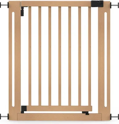 Produktbild von Safetots Holz Elegance Treppenschutzgitter,  79cm - 87cm, Naturholz