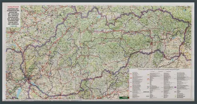 Immagine prodotto di Mappa stradale della Slovacchia in scala 1:400.000