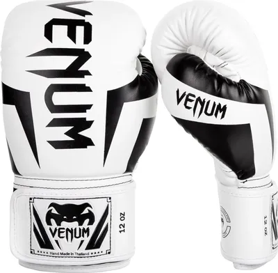 Produktbild von Venum Elite Boxhandschuhe - Weiß,Schwarz - 16 Oz