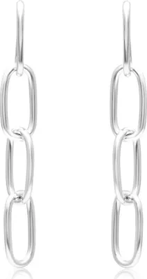 Produktbild von Damen Ohrstecker Gliederketten aus Sterlingsilber von lanii