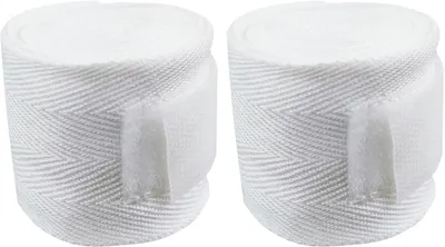 Imagen del producto de Vendas de algodón, 3 metros de longitud, paquete de 2 unidades, para deportes de combate