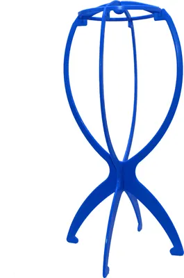 Produktbild von Perückenständer aus Kunststoff, zusammenklappbar, einfache Montage, tragbar, für Reisen, Perückenkopf, Haarteile, Kopfbedeckungen, Haarstyling, Trocknungsdisplayhalter