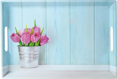 Produktbild von KESPER Serviertablett Tulpen 50x35x4,5cm