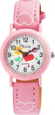 Produktbild von QBOS Kinderuhr mit Kunstlederionsarmband