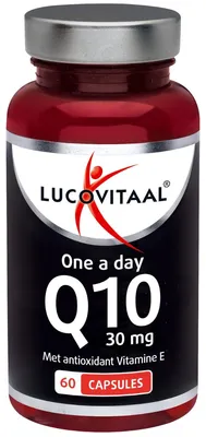 Productafbeelding van Lucovitaal One a Day Q10 30mg - Voedingssupplement - 60 capsules