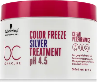 Image de Schwarzkopf Professional BC Bonacure Color Freeze pH 4.5 Silver Treatment 500 ml