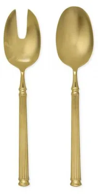 Produktbild von Greengate Salatbesteck Gold 2-teilig Edelstahl Besteck Set